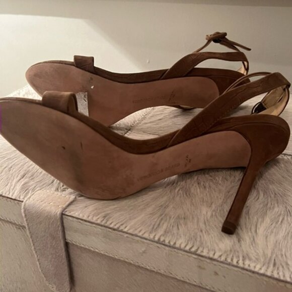 Veronica Beard Darcelle Ankle-Strap Stiletto Heels - Picture 6 of 9